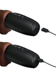 King Cock Plus Rechargeable Thrusting Dildo with Balls 7.5in - Chocolate