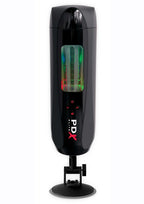 PDX Elite Ultimate Milker 2 Rechargeable Masturbator - Black/Clear