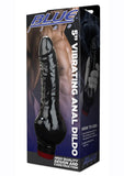 C&B Gear Vibrating Anal Dildo 5in - Black