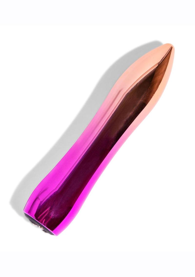 Nu Sensuelle Aluminium 60SX AMP Rechargeable Warming Bullet - Rainbow