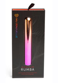 Nu Sensuelle Aluminium Rumba Rechargeable Warming Bullet - Rainbow