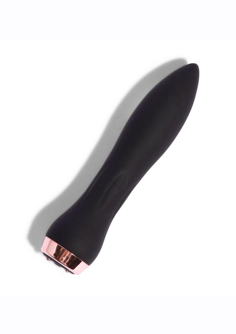 Nu Sensuelle 60SX AMP Silicone Rechargeable Bullet - Black/Rose Gold
