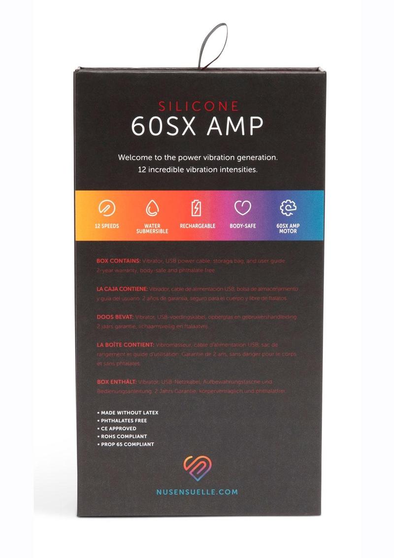 Nu Sensuelle 60SX AMP Silicone Rechargeable Bullet - Purple/Rose Gold
