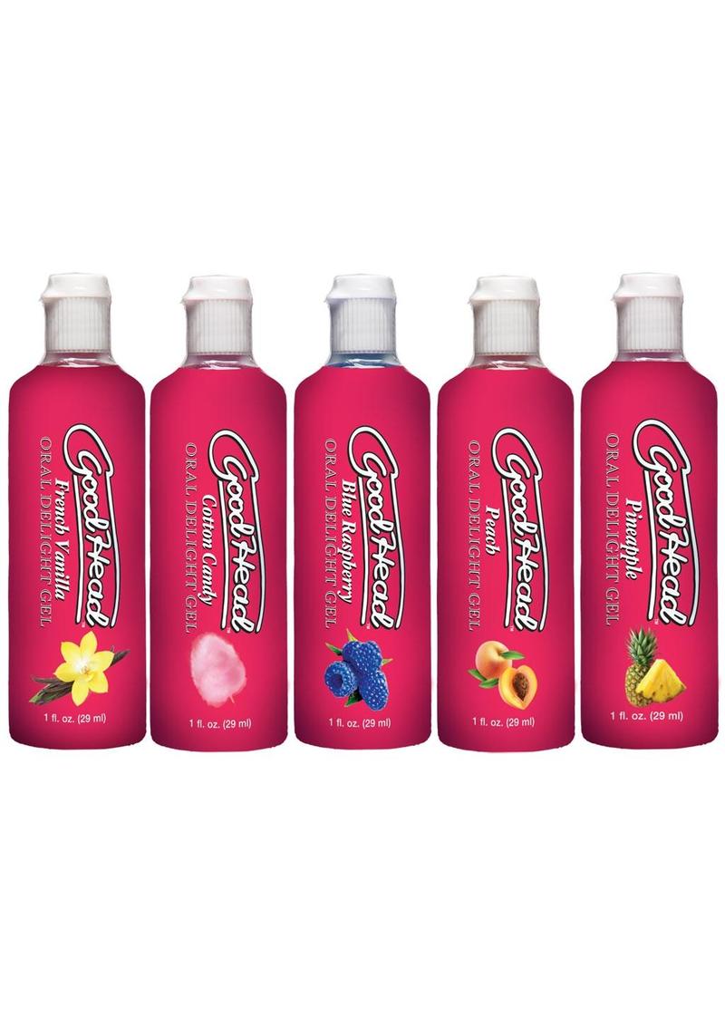GoodHead Oral Delight Gel Assorted (5 Pack) 1oz