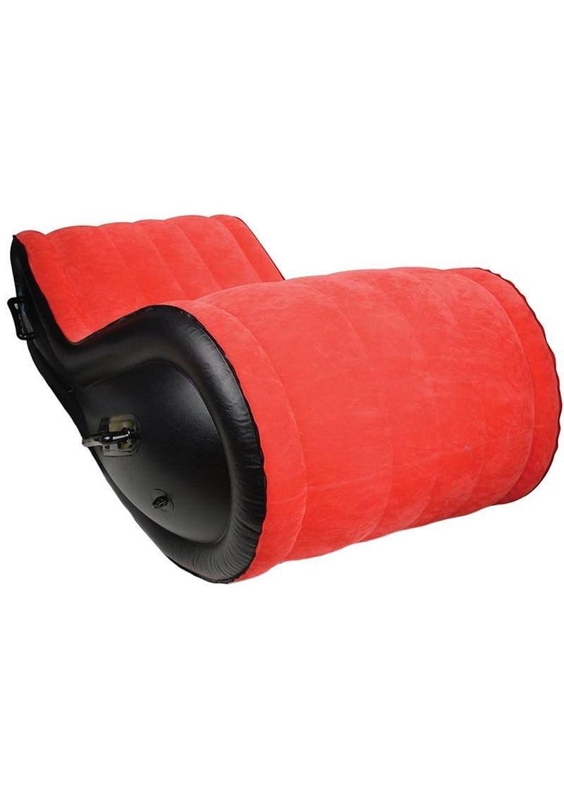 Lux Fetish Inflatable BDSM Sex Sofa Set 6 Piece - Red/Black