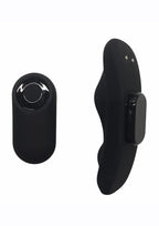 Temptasia Silicone Rechargeable Panty Vibe with Remote Control - Black