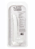 Size Queen Dildo 8in - Clear