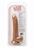 Size Queen Dildo 8in - Chocolate