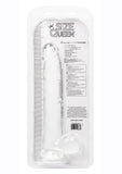 Size Queen Dildo 10in - Clear