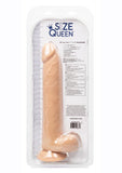 Size Queen Dildo 10in - Vanilla