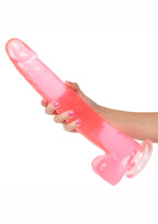 Size Queen Dildo with Balls 12in - Pink