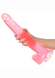 Size Queen Dildo with Balls 12in - Pink