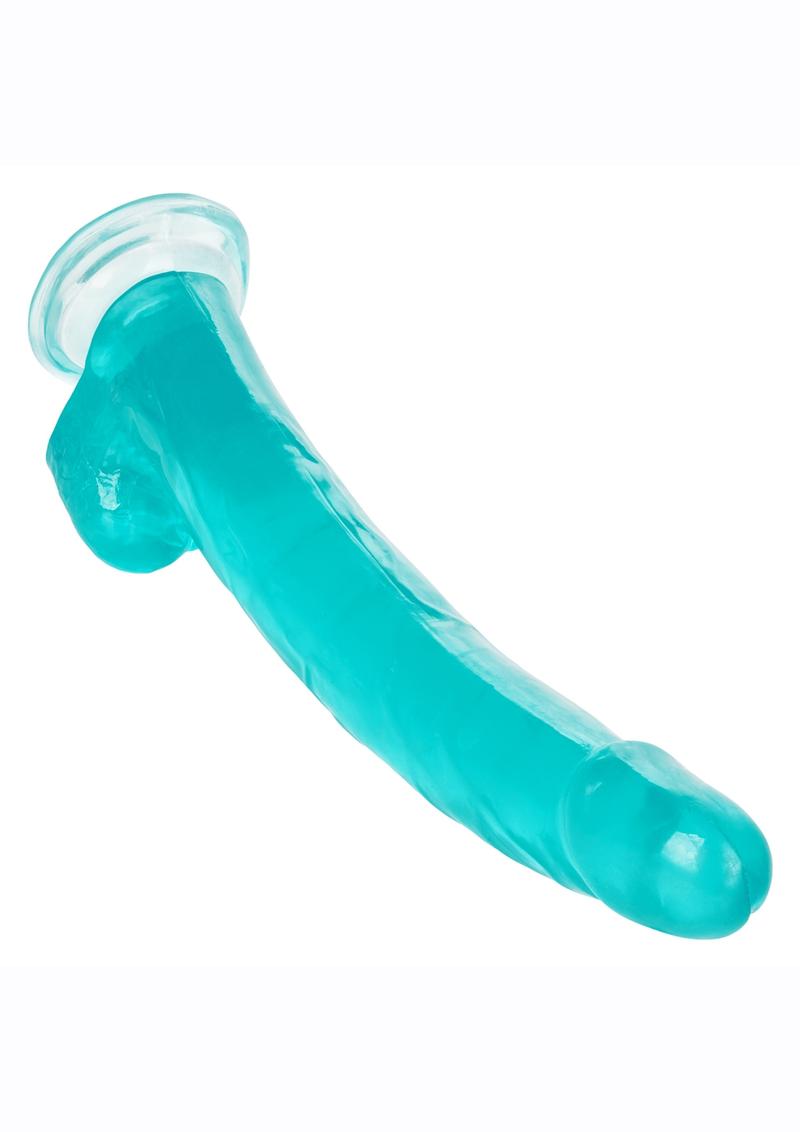 Size Queen Dildo with Balls 12in - Blue