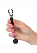 Nipple Grips Weighted Twist Nipple Clamps - Black