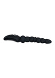 Magic Stick Rechargeable Silicone Beaded Vibrator - Black