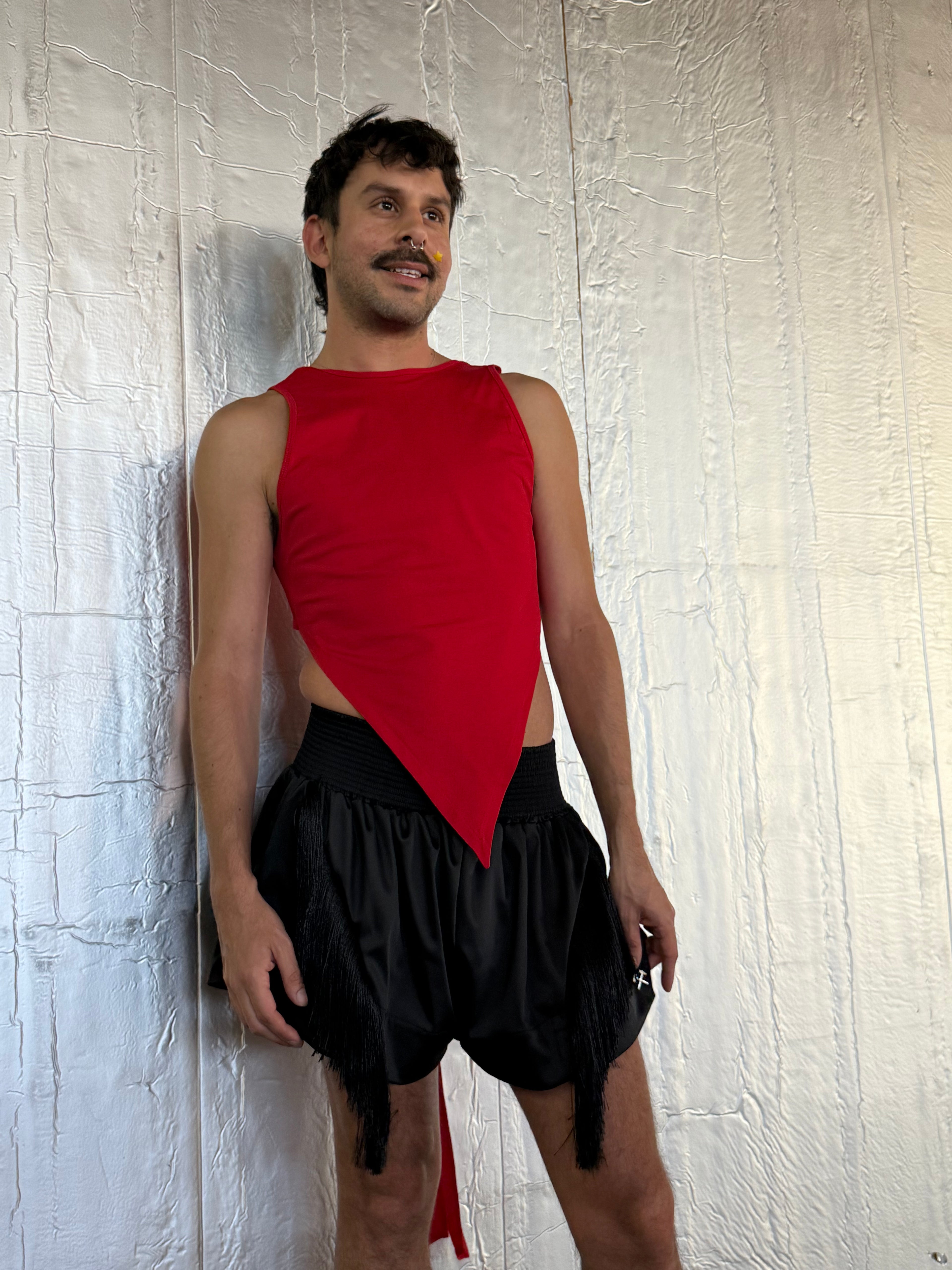 GMBH AYLIN TIED TANK TOP RED