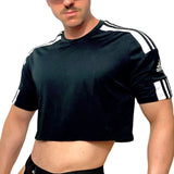 Adidas Sport Black Short Sleeve Crop Top BY SNEAKERMASK