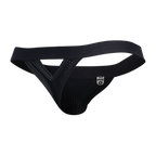 MOB Mesh Y Thong - Black