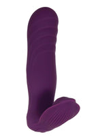 Gender X Velvet Hammer Rechargeable Silicone Wearable Vibrator with Remote Control - Purple