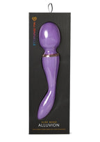 Nu Sensuelle XLR8 Alluvion Silicone Rechargeable Wand Massager - Purple/Rose Gold