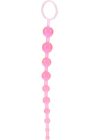 X 10 Anal Beads - Pink