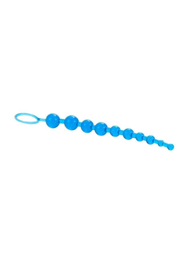 X 10 Anal Beads - Blue