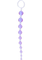 X 10 Anal Beads - Purple