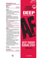 Deep AF Deep Throat Numbing Spray 1oz - Cherry