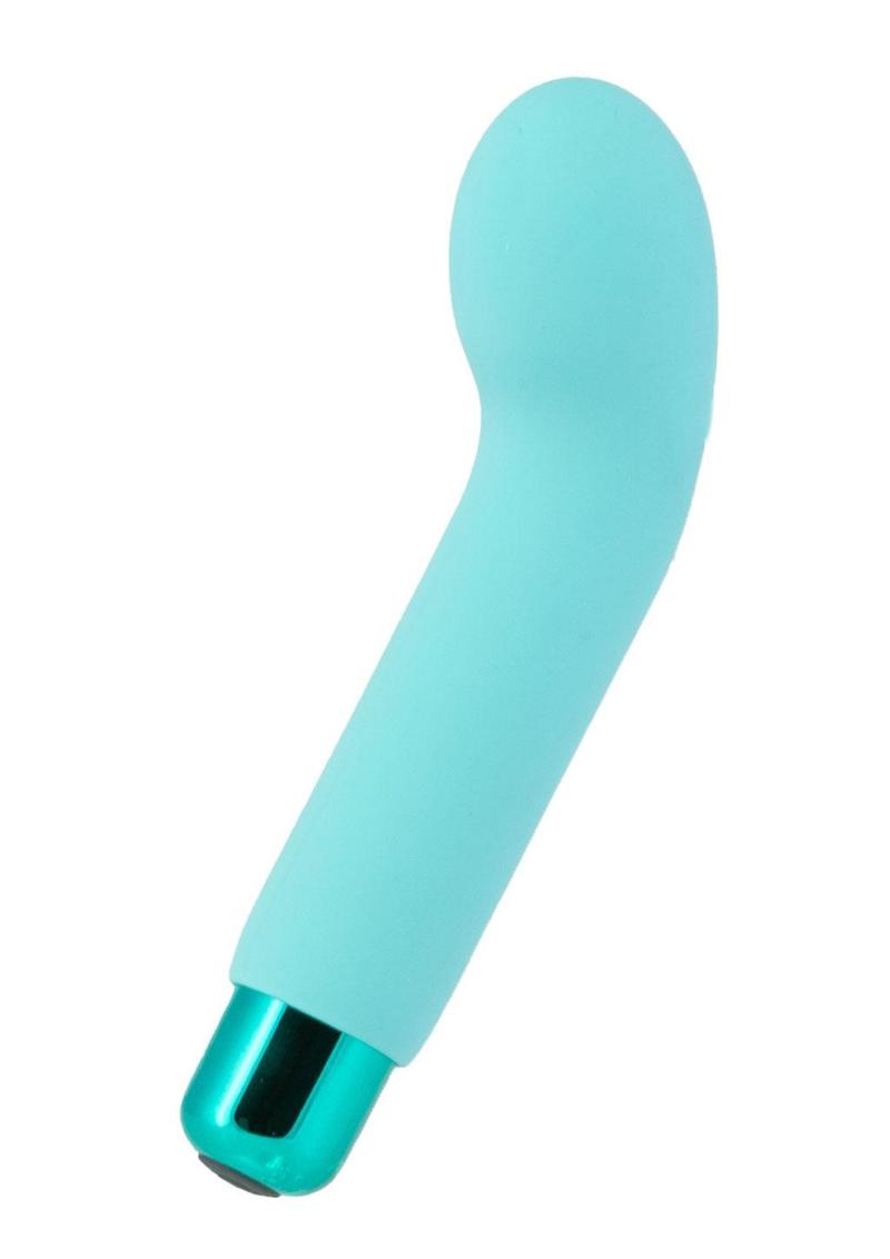 PowerBullet Sara's Spot 10 Function Rechargeable Silicone Vibrating Bullet - Teal