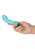 PowerBullet Sara's Spot 10 Function Rechargeable Silicone Vibrating Bullet - Teal
