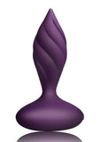 Desire Rechargeable Silicone Anal Plug - Purple/Rose Gold