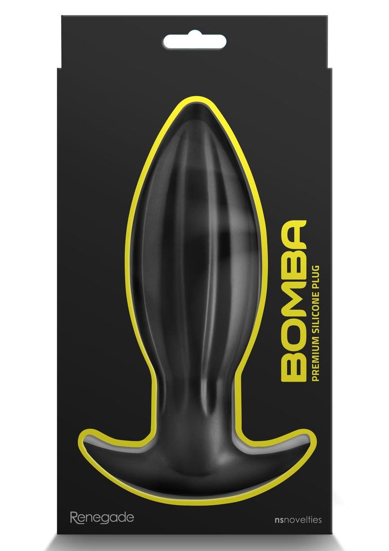 Renegade Bomba Silicone Anal Plug - Large - Black