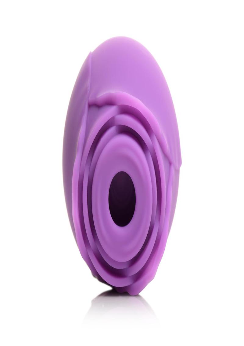 Gossip Rose Flirt 10X Rechargeable Silicone Clitoral Stimulator - Purple