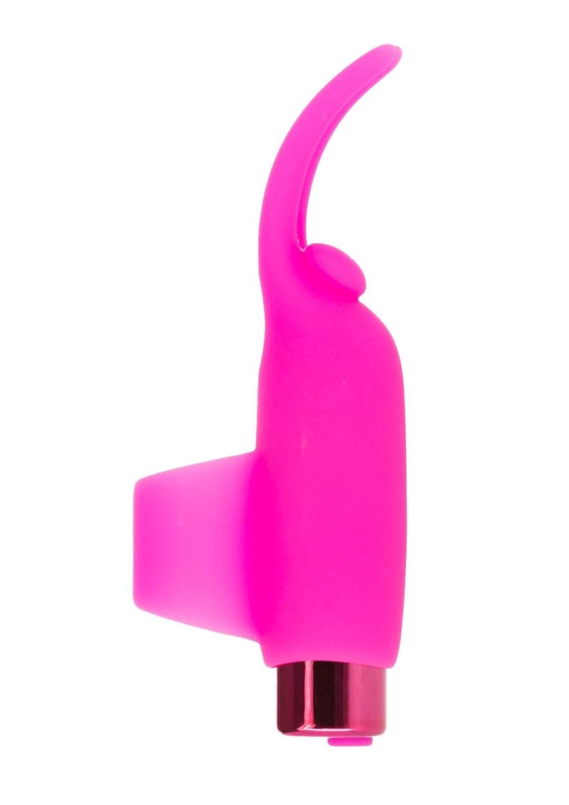 PowerBullet Teasing Tongue With Mini Rechargeable Silicone Bullet 2.5in - Pink