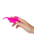 PowerBullet Teasing Tongue With Mini Rechargeable Silicone Bullet 2.5in - Pink