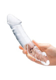 Gläs 10.5" Girthy Realistic Glass Double Dong