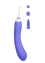 Lovense Hyphy App Compatible Silicone Dual End Vibrator - Purple