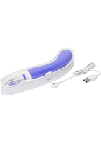 Lovense Hyphy App Compatible Silicone Dual End Vibrator - Purple