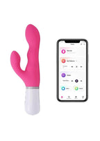 Lovense Nora App Compatible Rabbit Vibrator - Pink