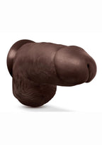 Au Naturel Chub Dildo with Suction Cup 10in - Chocolate