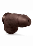 Au Naturel Chub Dildo with Suction Cup 10in - Chocolate