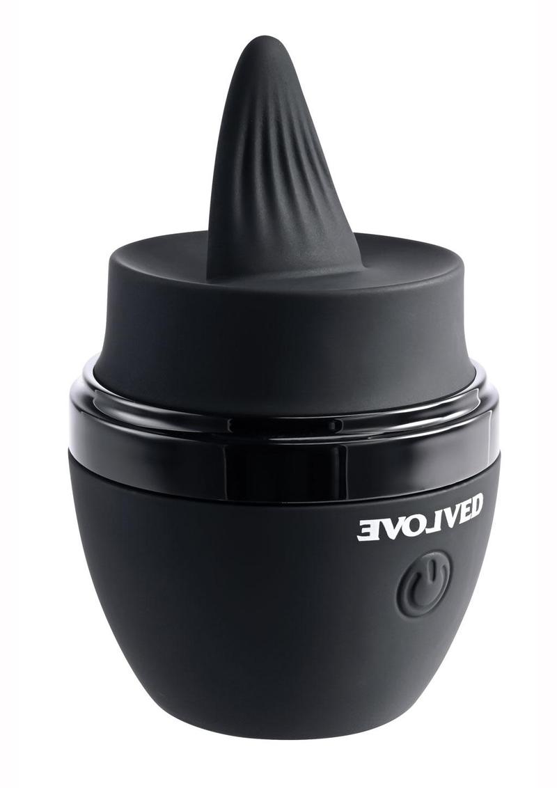 Tongue Tied Rechargeable Silicone Clitoral Stimulator - Black