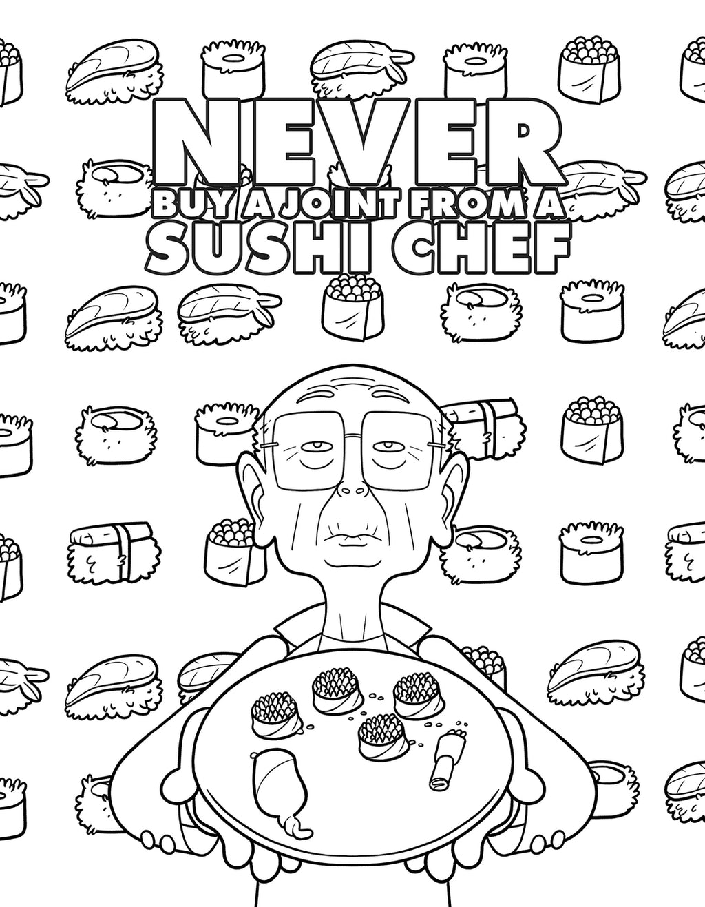 It's 420, Time To Color Coloring Book