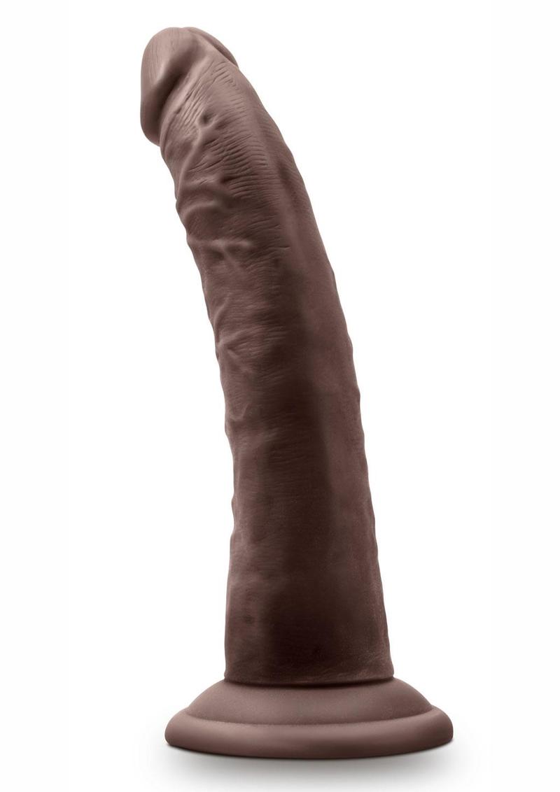 Au Naturel Jack Dildo with Suction Cup 7in - Chocolate