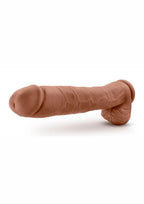 Au Naturel Daddy Sensa Feel Dual Density Dildo with Balls 14in - Caramel