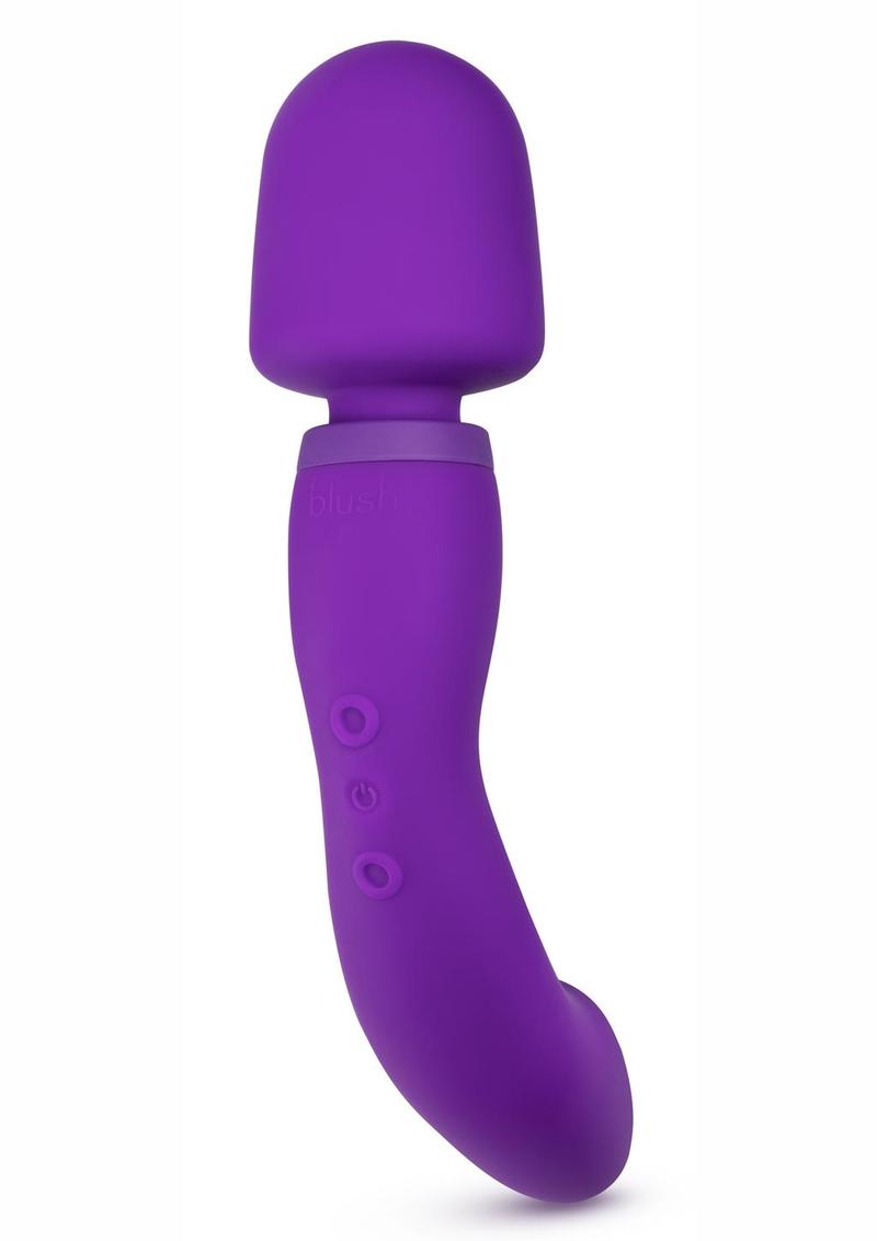 Wellness Dual Sense Rechargeable Silicone Massager - Purple