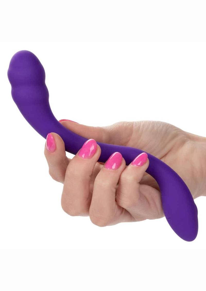 Pretty Little Wands Charmer Rechargeable Silicone Vibrator - Purple