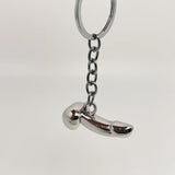 COCK KEYCHAIN SILVER