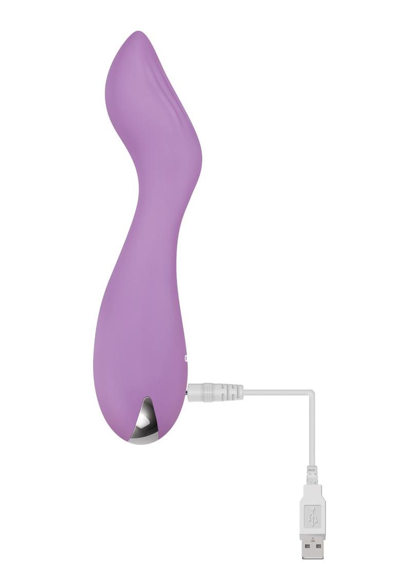 Lilac G Rechargeable Silicone Vibrator - Purple