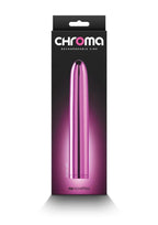 Chroma Classic Rechargeable Vibrator 7in - Pink